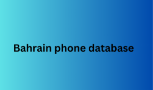 Bahrain phone database
