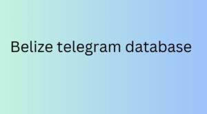 Belize telegram database