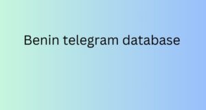 Benin telegram database