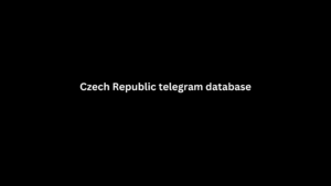 Czech Republic telegram database