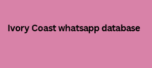 Ivory Coast whatsapp database