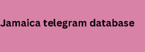 Jamaica telegram database