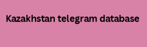 Kazakhstan telegram database