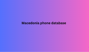 Macedonia phone database
