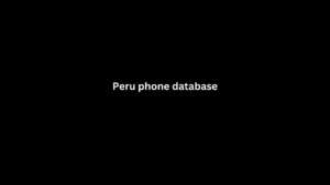 Peru phone database
