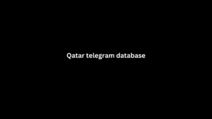 Qatar telegram database